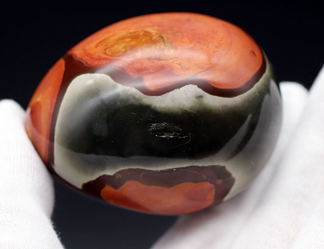 見ているだけで楽しくなってくる、緑の目玉を２つ持つ、ポリクロームジャスパー（Polychrome jasper）（その2）