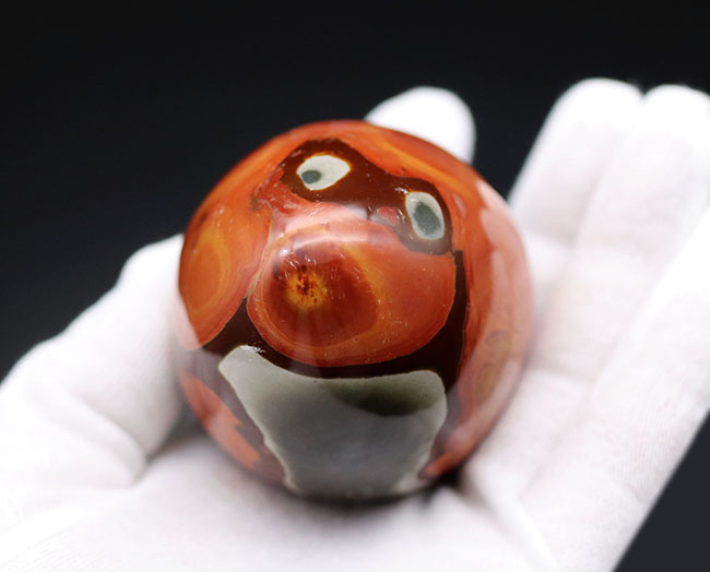 見ているだけで楽しくなってくる、緑の目玉を２つ持つ、ポリクロームジャスパー（Polychrome jasper）（その3）