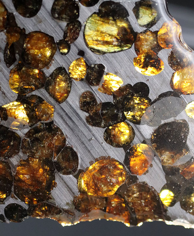 保存状態良好、ケニア産パラサイト隕石のピース（その7）