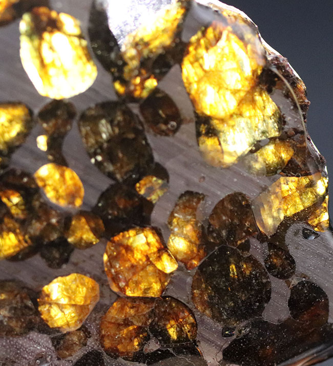 保存状態良好、ケニア産パラサイト隕石のピース（その9）