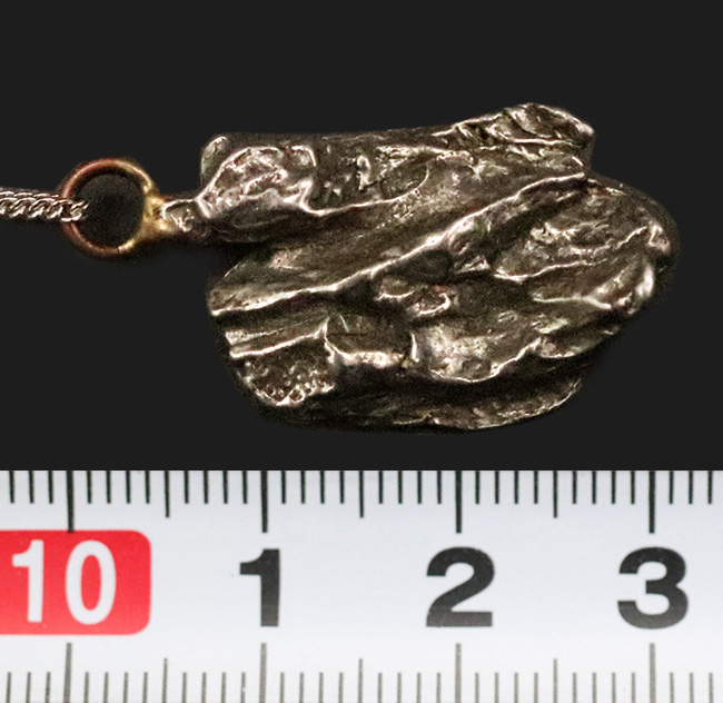 鉄隕石カンポ・デル・シエロのペンダントトップ（シルバーチェーン＆高級ジュエリーケース付き）（その5）