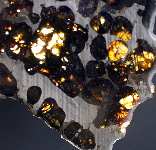 極めて上質、ナイスピース！２０１６年に発見された、新しいケニヤ産パラサイト隕石（本体防錆処理済み）（その4）