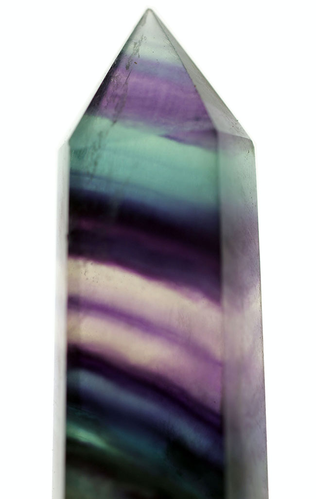 六角柱、マルチカラータイプのフローライト(fluorite)(その2)