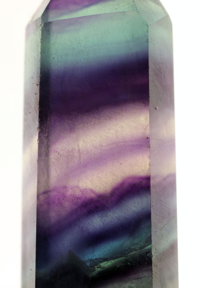 六角柱、マルチカラータイプのフローライト(fluorite)(その3)