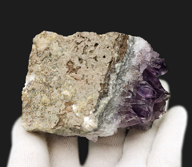 ナチュラル!ブラジル産の宝石、アメシスト(Amethyst)の原石(その6)