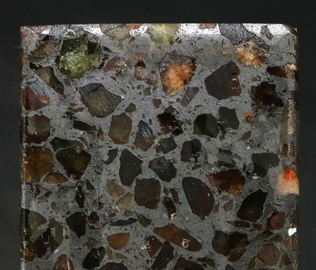 ヘビー級！人気！贅沢な直方体型のケニア産石鉄隕石、パラサイト（その2）