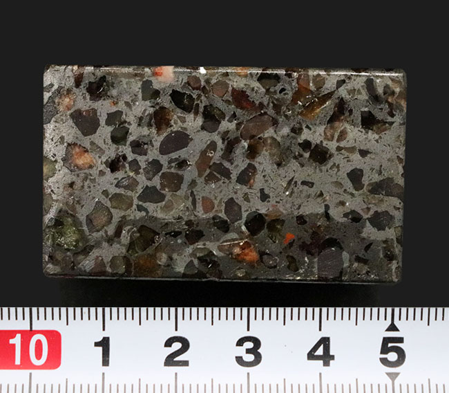 ヘビー級！人気！贅沢な直方体型のケニア産石鉄隕石、パラサイト（その7）