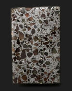 ヘビー級！人気！贅沢な直方体型のケニア産石鉄隕石、パラサイト