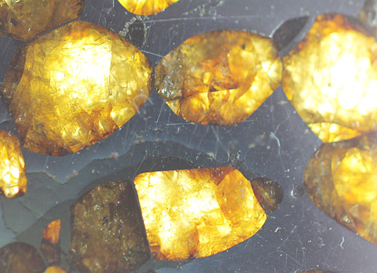 マントルと核の両方に起源を持つ石鉄隕石（最も美しい隕石）、ブラヒンパラサイト（その7）
