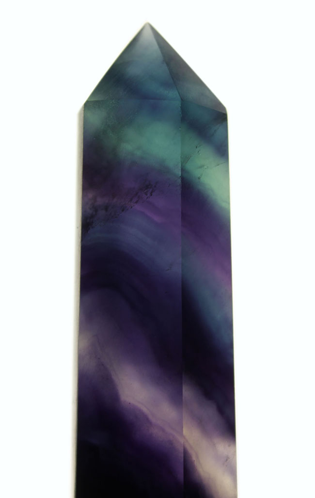 特大サイズ!11センチオーバー。フローライト(fluorite)のマルチカラーバンド標本(その4)