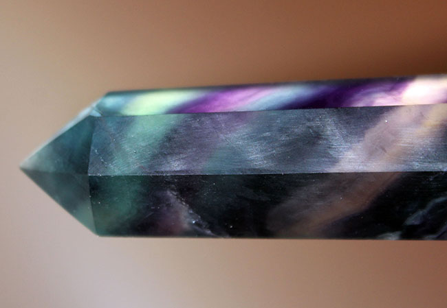 特大サイズ!11センチオーバー。フローライト(fluorite)のマルチカラーバンド標本(その6)