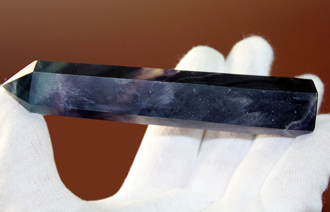 特大サイズ!11センチオーバー。フローライト(fluorite)のマルチカラーバンド標本(その7)