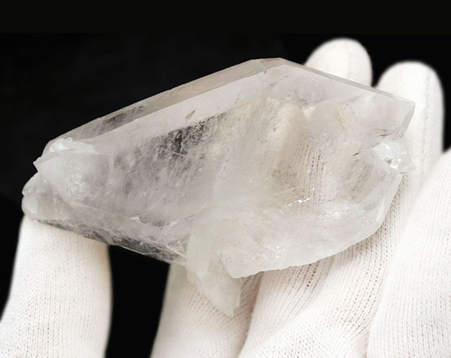 ナチュラル・クリスタル、自然な結晶成長を楽しめる、透明度の高い石英（Quartz）結晶（その5）