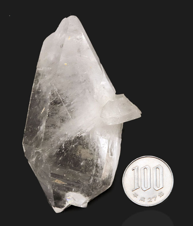 ナチュラル・クリスタル、自然な結晶成長を楽しめる、透明度の高い石英（Quartz）結晶（その7）