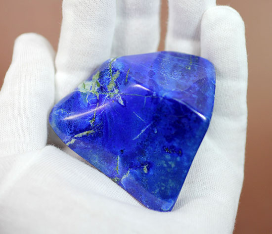 ナイスサイズ！目の覚めるようなブルーで知られる半貴石ラピスラズリの大きい鉱石（その6）