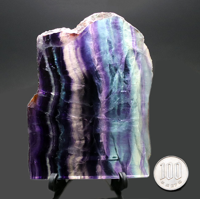 光との相性この上なし、人気鉱物、レインボーフローライト(Fluorite)の厳選標本(その10)