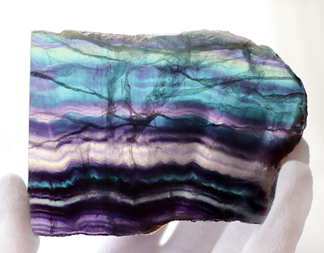 光との相性この上なし、人気鉱物、レインボーフローライト(Fluorite)の厳選標本(その5)