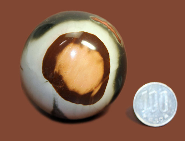 目玉の親父のような、ポリクロームジャスパー(Polychrome Jasper)。天然とは思えない多色彩と面白い模様が特徴。（その8）