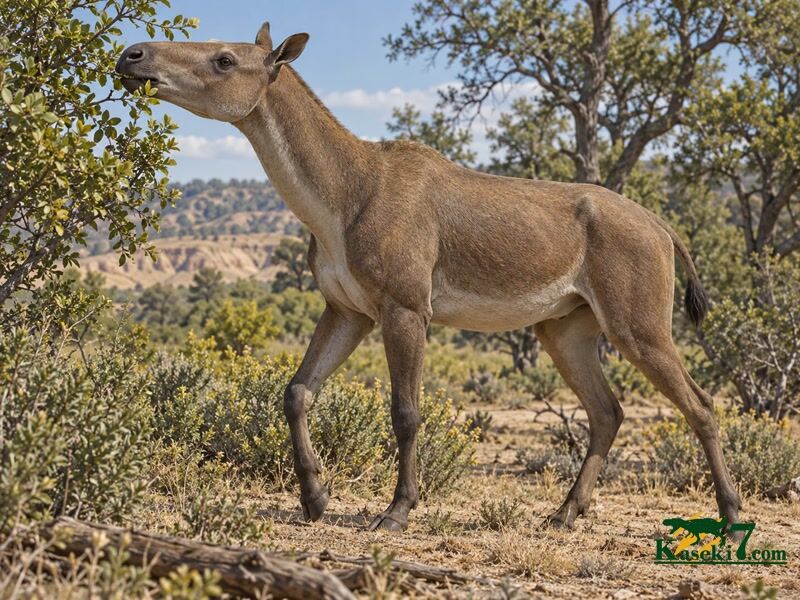 サイなのに、ウマのように走った！ 約3,000万年前の草食動物、ヒラコドン・ネブラスケンシス（Hyracodon nebrascensis）の下顎化石（その10）