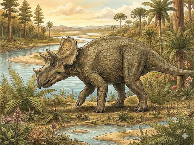 ベリーレア！ブラックヒルズ地質学研究所（BHI）由来。恐竜時代の終焉を象徴する「幼体」トリケラトプス（Triceratops horridus）のブロウホーン（上眼窩角）（その10）