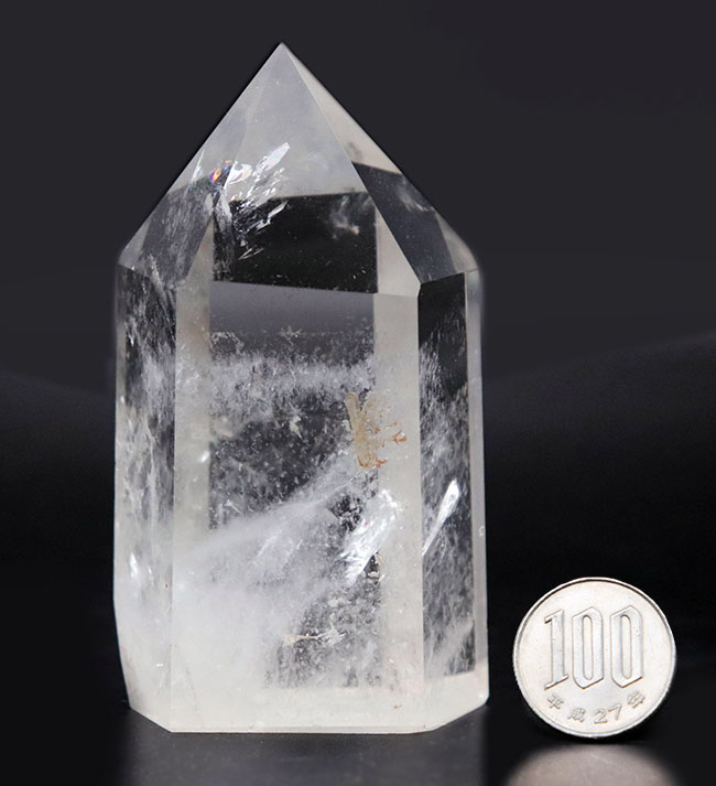 結晶の内部に別の結晶が存在する！３００グラムオーバー！ファントムクォーツ天然結晶の特大標本（その10）