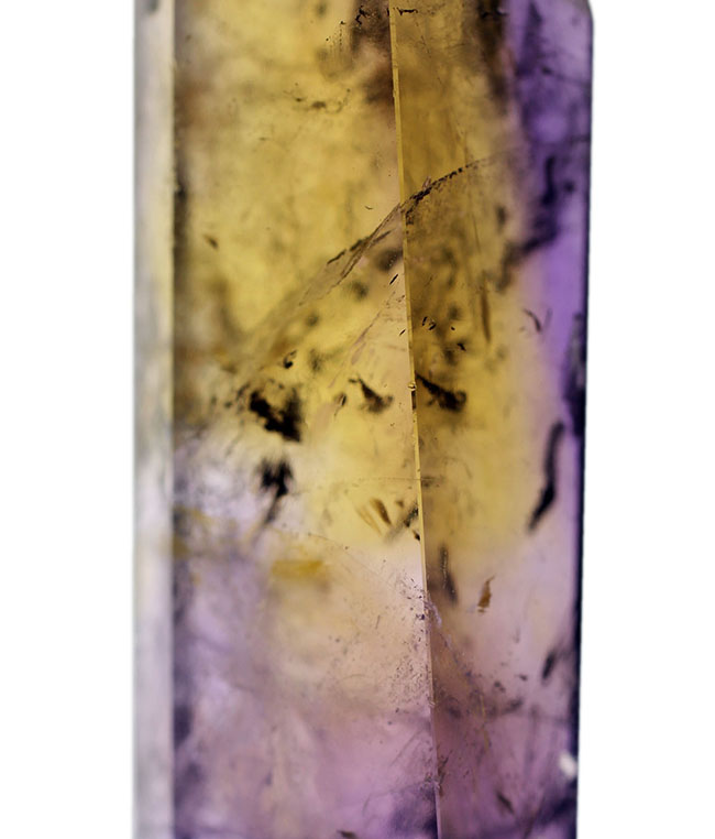 希少なボリビア産の天然アメトリン（Ametrine）。紫と黄の混じり合い方が絶妙。（その3）
