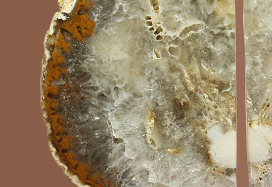 ダイナミックさ、美しさを2面で堪能できます。ゴージャスなインテリアに。メノウ標本(Agate)(その11)