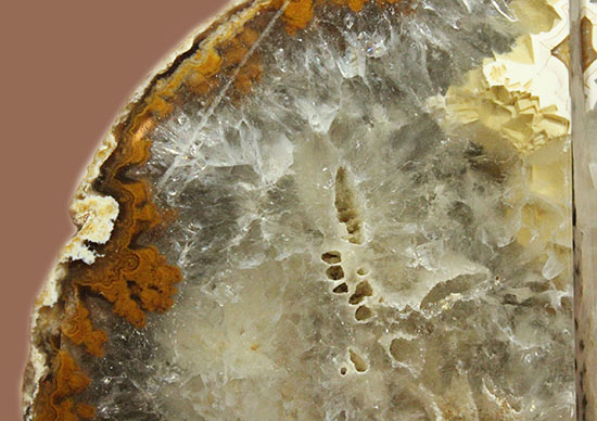 ダイナミックさ、美しさを2面で堪能できます。ゴージャスなインテリアに。メノウ標本(Agate)(その14)