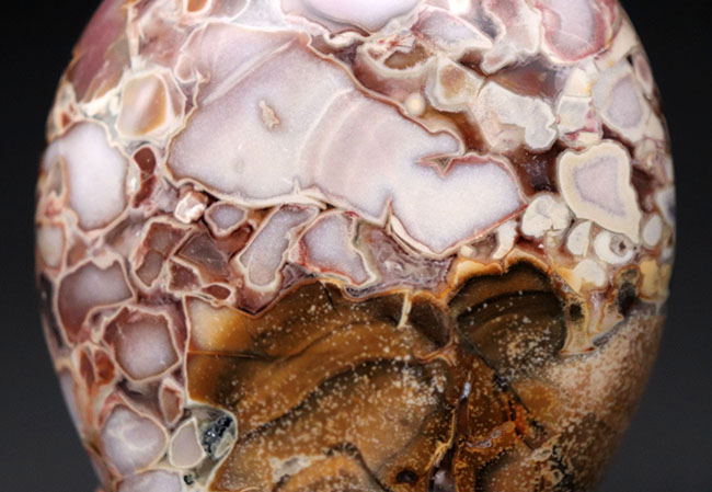 ホワイトスネーク！レアな配色、インテリアに溶け込む、人気鉱物、キングコブラジャスパー（Orbicular Jasper）（その8）