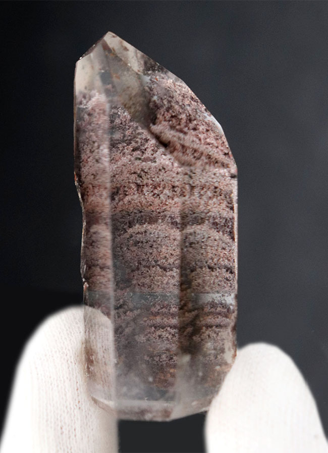 ”箱庭”を内包した不思議な水晶、その名もガーデンクォーツ(Garden Quartz)(その2)