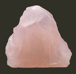 美しいピンク色を呈する、典型的なローズクォーツ（rose quartz）。幻想的な味わいをお楽しみください。