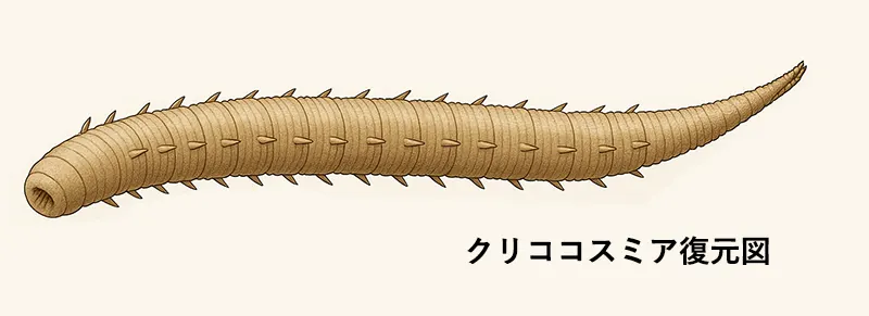 本物保証 Corynetis brevis 化石 コリネティス カンブリア紀前期