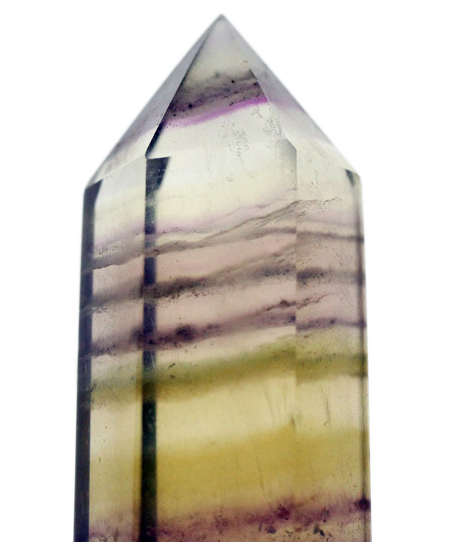 人気の鉱物、レインボーフローライト（Fluorite）。透明度が高いタイプ