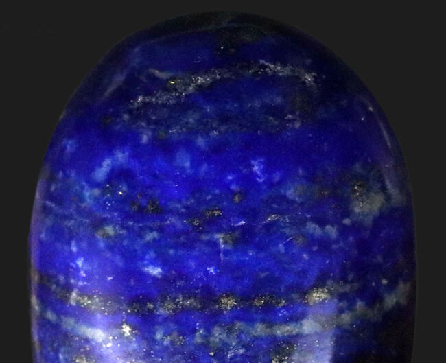 某アニメ作品の某石のモチーフになった!?深い藍色を示す、天然ラピスラズリ(Lapis lazuli)のポリッシュ標本(その2)