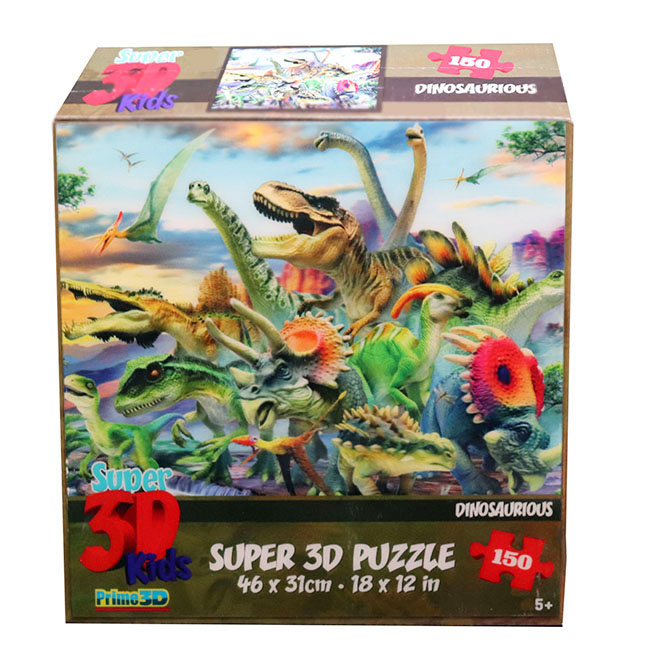 立体的！恐竜３Dジグソーパズル１５０ピース（本物化石１個つき）（その2）