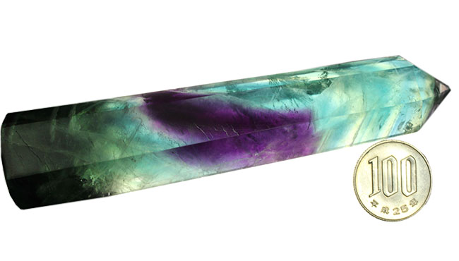 人気のタワー型のレインボーフローライト(fluorite)。透明度高い!(その11)