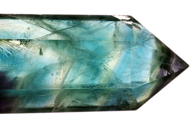 人気のタワー型のレインボーフローライト(fluorite)。透明度高い!(その2)