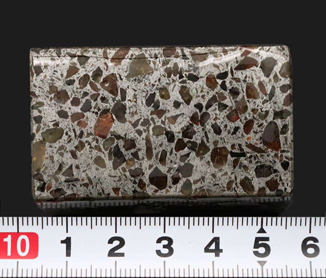直方体型ならではの、重みを体感せよ！人気のケニア産の美しきパラサイト隕石（その6）