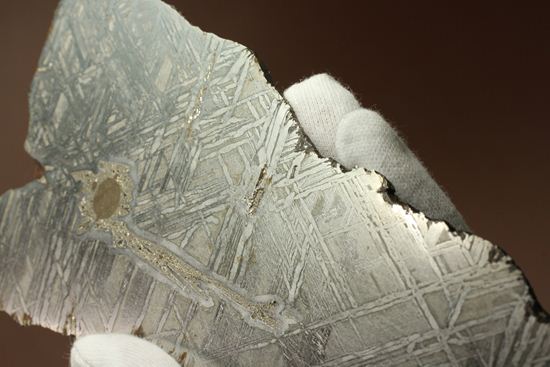 アメリカ合衆国、ニューメキシコサンタフェで見つかった幾何学模様隕石 GLORIETA MOUNTAIN(その14)