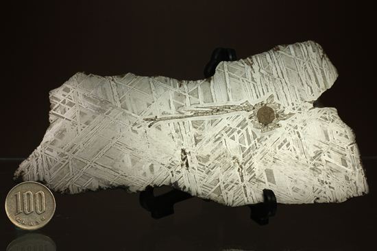 アメリカ合衆国、ニューメキシコサンタフェで見つかった幾何学模様隕石 GLORIETA MOUNTAIN(その18)