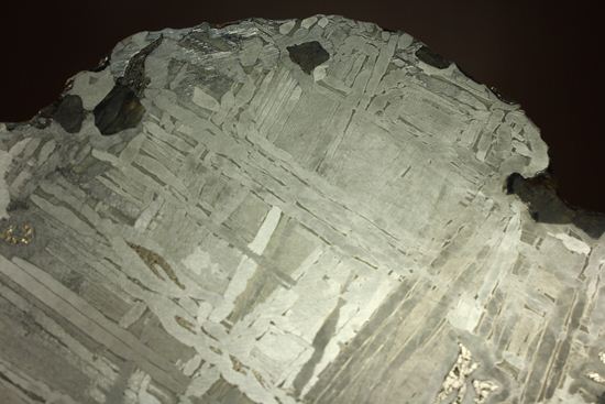 カンラン石が見える！ウィドマンシュテッテン構造が見える！ロシアで