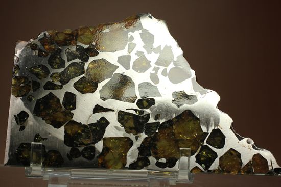 2009年に特別に切り出された、隕石ハンターロバート・ハーグコレクション品！世界で最も美しいと称される石鉄隕石（その17）