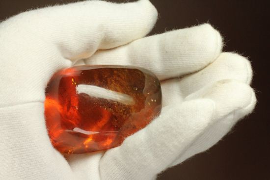 ドミニカの2000万年前の泡が閉じ込められた手のひらサイズ琥珀(Amber)（その9）