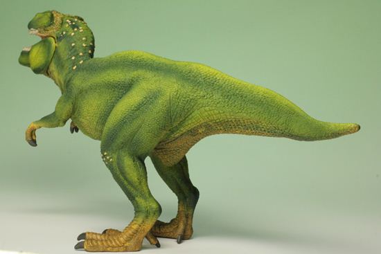 ティラノサウルス恐竜フィギュア（アゴ可動式）本物化石1個付き）（その10）