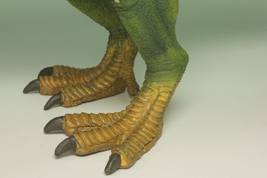ティラノサウルス恐竜フィギュア（アゴ可動式）本物化石1個付き）（その5）