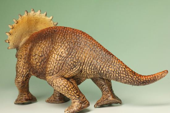 トリケラトプス恐竜フィギュア（本物化石1個付き）（その7）