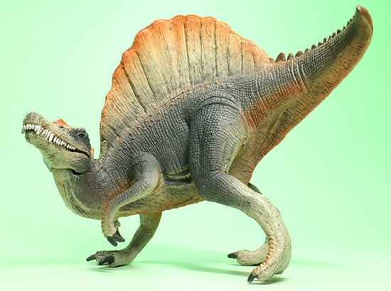 スピノサウルス恐竜フィギュア(本物化石1個付き)(その8)