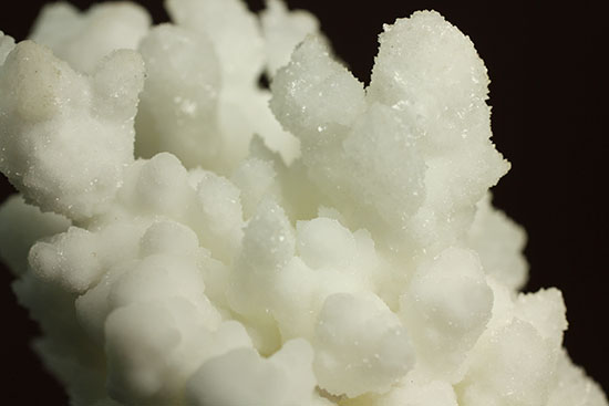 ホワイトでキラキラ！山サンゴこと、メキシコ産の鉱物霰（あられ）石(Aragonite)（その6）