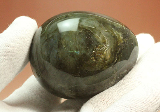 ピータンの卵!?いえいえ、閃光効果を有する、鉱物ラブラドライトです。(Labradorite)(その11)