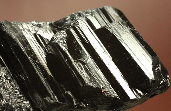 美しい柱状の結晶構造！ブラックトルマリン原石(Black Tourmalin)（その10）